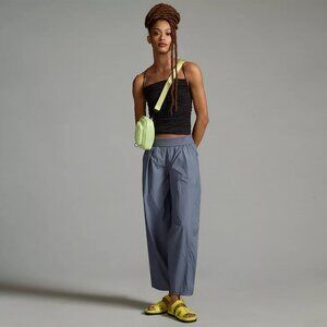 Anthropologie Daily Practice Blue Wide Leg Pant Windpant small